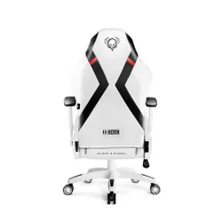 Fotel Diablo Chairs X-Horn 2.0 Normal Size Gamingowy do 160kg Skóra ECO Biało-czarny