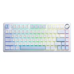 Klawiatura AULA F75 Sea Salt Blue Graywood V3 Switch RGB