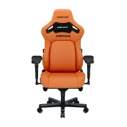 Fotel Anda Seat Kaiser 4 XL Gamingowy do 200kg Skóra Eco Pomarańczowy