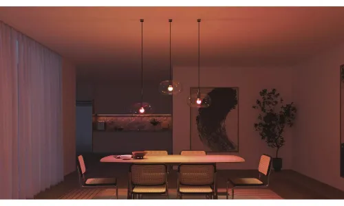 Inteligentna żarówka LED PHILIPS HUE 929004235411 E27 8W Bluetooth, ZigBee (3 szt.) + Mostek