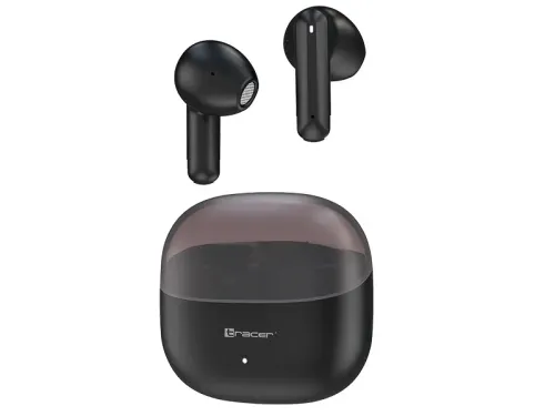 Słuchawki bezprzewodowe Tracer T12 TWS BT BLACK Douszne Bluetooth 5.4 Czarny