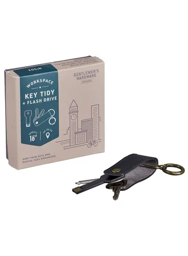 Organizer do kluczy Gentlemen's Hardware Key Tidy + Flash Drive