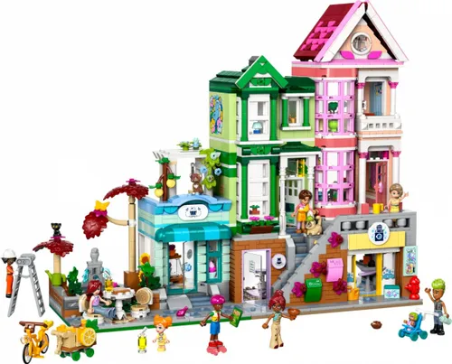 LEGO bricks Friends 42670 Квартиры и магазины в городе Heartlake