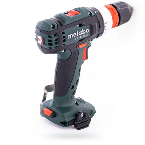 Metabo BS 18 L Quick 18 V Akülü Matkap, 2 pil, şarj cihazı, kılıf