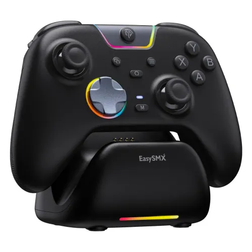 Pad EasySMX X05Pro do Nintendo Switch, PC Bezprzewodowy Czarny + Stacja dokująca