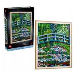 LEGO ART 31220 Claude Monet - Most nad stawem z liliami wodnymi, zestaw+18