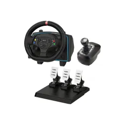 Kierownica Tracer XRacer1080 7w1 z pedałami do PC, PS4, PS3, Xbox Series, Xbox One, Nintendo Switch, Android Force Feedback