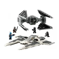 LEGO Star Wars 75348 Мандалорианский клык против TIE-перехватчика