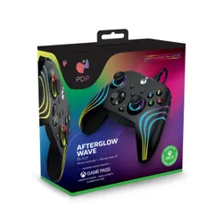 PDP Pad Afterglow Wave Black для Xbox-проводная