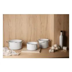 EVA TRIO White Line 2,5 l - garnek aluminiowy