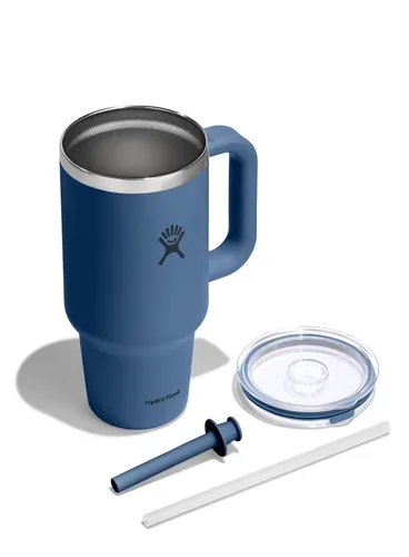 Kubek termiczny Hydro Flask 32 Oz Travel Tumbler Clear Lid (946 ml) - harbor blue