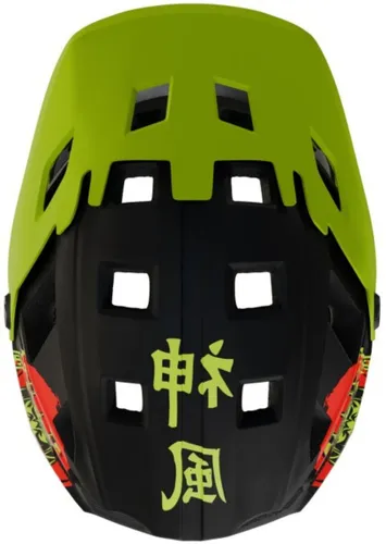 Kask KAMIKAZE Ronin Zielony Full Face (rozmiar S)