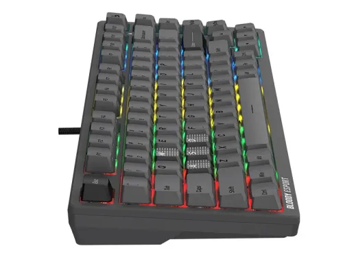 Klawiatura gamingowa A4Tech Bloody MS76 BLMS Magnetic magnetyczna szara