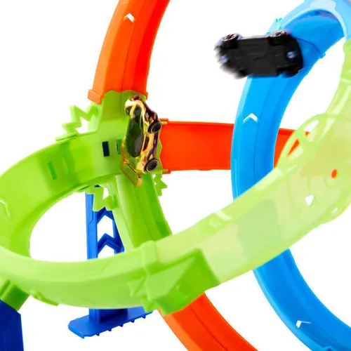 Tor Hot Wheels Stunt Tracks Rajdowy Cyklon JHK73