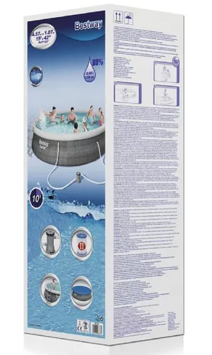 Basen BESTWAY Fast Set 35996 457 x 107 cm 12362L