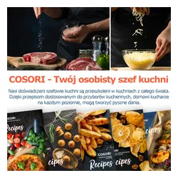 Air Fryer Frytkownica beztłuszczowa COSORI CAF-P681S-KEUR Dual Blaze 6.4l Wi-Fi zabezpieczenie przed przegrzaniem
