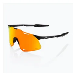 Okulary przeciwsłoneczne 100% Hypercraft matte black/hiper red multilayer mirror
