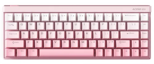 Klawiatura MCHOSE Ace 68 Air Peach Gradient Kailh Magnetic God Switch
