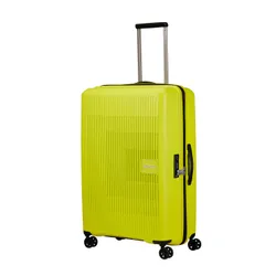 Большой расширенный чемодан American Tourister AeroStep-light lime