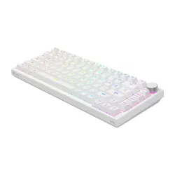 Klawiatura magnetyczna Savio ASTRAL Outemu White Jade Biały