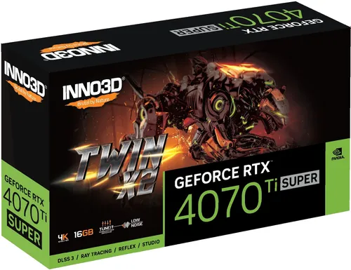 Karta graficzna INNO3D GeForce RTX 4070 Ti Super Twin X2 16GB DLSS 3