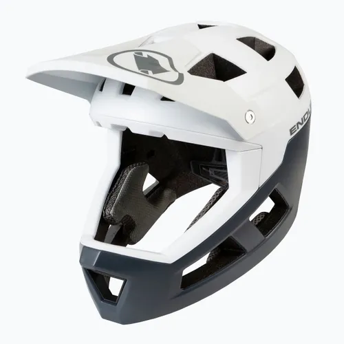 Kask rowerowy Endura Singletrack Full Face white
