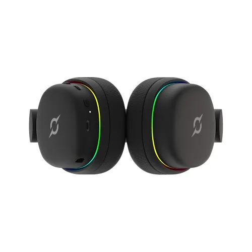 Słuchawki bezprzewodowe z mikrofonem Aqirys Luna Nauszne Czarny