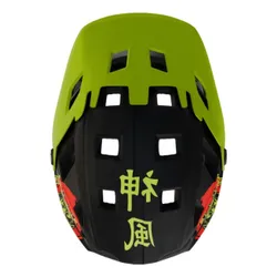Kask KAMIKAZE Ronin Zielony Full Face (rozmiar S)