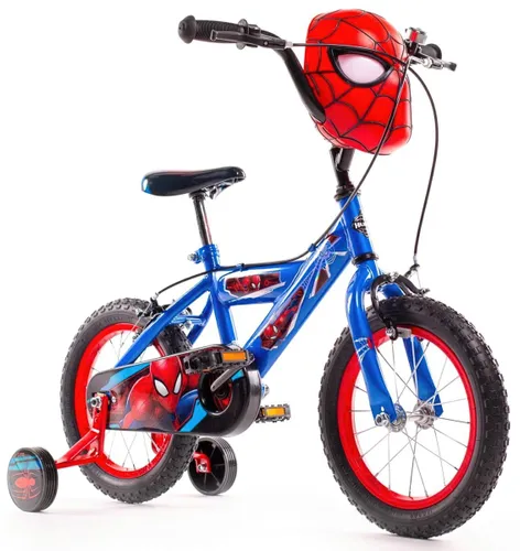 Rower dziecięcy MARVEL Spider-Man 14 cali dla chłopca Niebiesko-czerwony