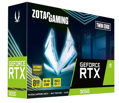 Karta graficzna Zotac GeForce RTX 3050 Twin Edge LHR 8GB GDDR6 128bit DLSS