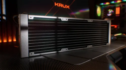 Chłodzenie Krux HydroGlance 360 ARGB LCD Czarny