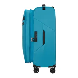 Средний расширяемый чемодан Samsonite Litebeam-ocean blue