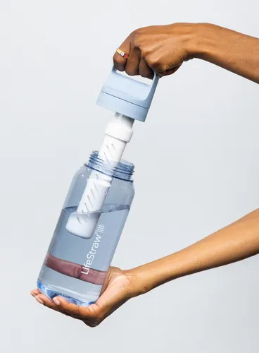 Butelka z filtrem Lifestraw Go 2.0 Water Filter 1L - icelandic blue