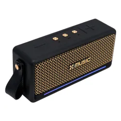 Głośnik mobilny XMUSIC BTS550K Bluetooth 6.0, Moc 20W, IP67, Przenośny z TWS, Radio FM, Equalizer, Czarny