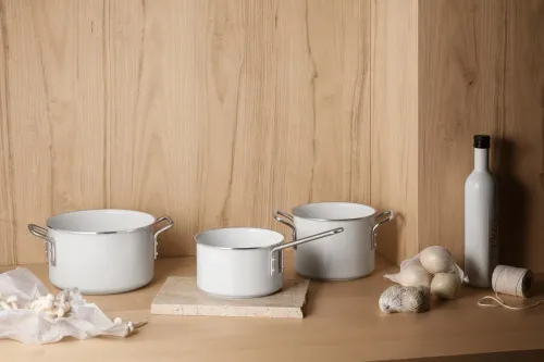 EVA TRIO White Line 2,5 l - garnek aluminiowy