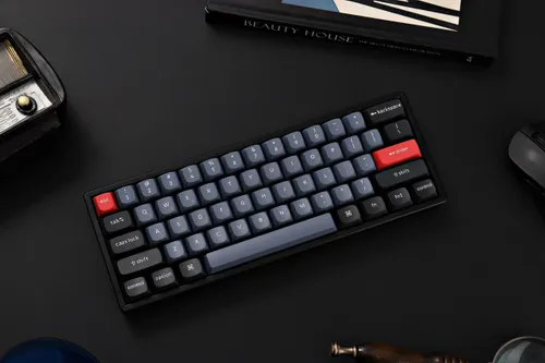 Klawiatura KEYCHRON K12P-J3 Wireless K Pro Brown RGB Czarno-niebieski