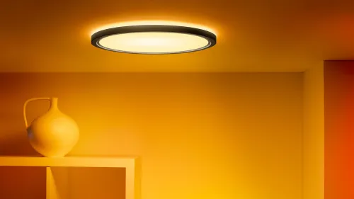 Lampa sufitowa WiZ Superslim Ceiling 32W Czarny