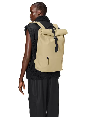 Велосипедный рюкзак Rains Rolltop Rucksack-sand