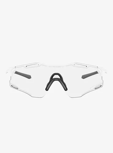Okulary przeciwsłoneczne Oakley Cybr Zero matte white/clear to black iridium photochromic