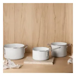 EVA TRIO White Line - rondel z stalą ceramiczną 1,8 l