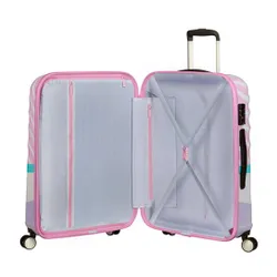 American Tourister Wavebreaker Disney Orta Bavul-Daisy pink kiss