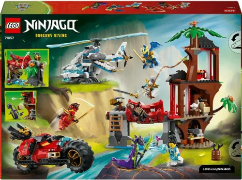 LEGO 71857 NINJAGO Bitwa Ninja: Domek na drzewie z pojazdami