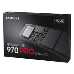 Samsung 970 Pro 512 GB Katı Hal Sürücüsü M. 2 2280 PCI-E x4 Gen3 NVMe (MZ-V7P512BW)