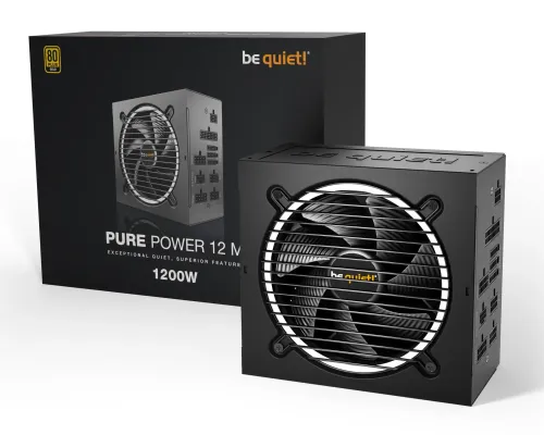 Zasilacz be quiet! Pure Power 12 M 1200W 80+ Gold Czarny