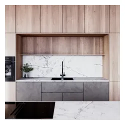 Bateria Globalo Olintio Black 1.1 Czarny mat Stal szlachetna