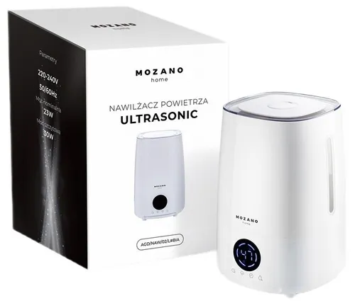 Nawilżacz ultradźwiękowy MOZANO Ultrasonic Biały
