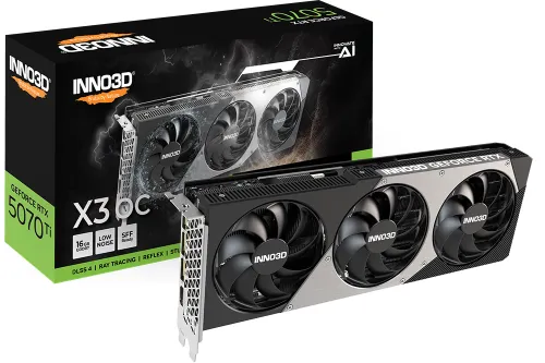 Karta graficzna Inno3D GeForce RTX 5070 Ti X3 OC 16GB GDDR7 256bit DLSS 4