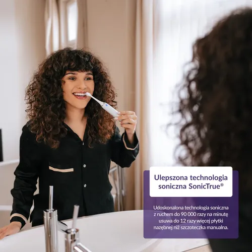 Szczoteczka soniczna TRUELIFE SonicBrush Clean70 UV Biały