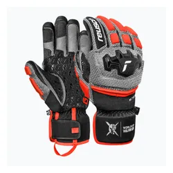 Rękawice narciarskie męskie Reusch Worldcup Warrior GS black/silver/fluo red
