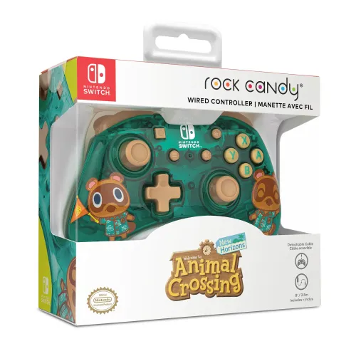 Pad PDP Rock Candy Mini Animal Crossing do Nintendo Switch Przewodowy